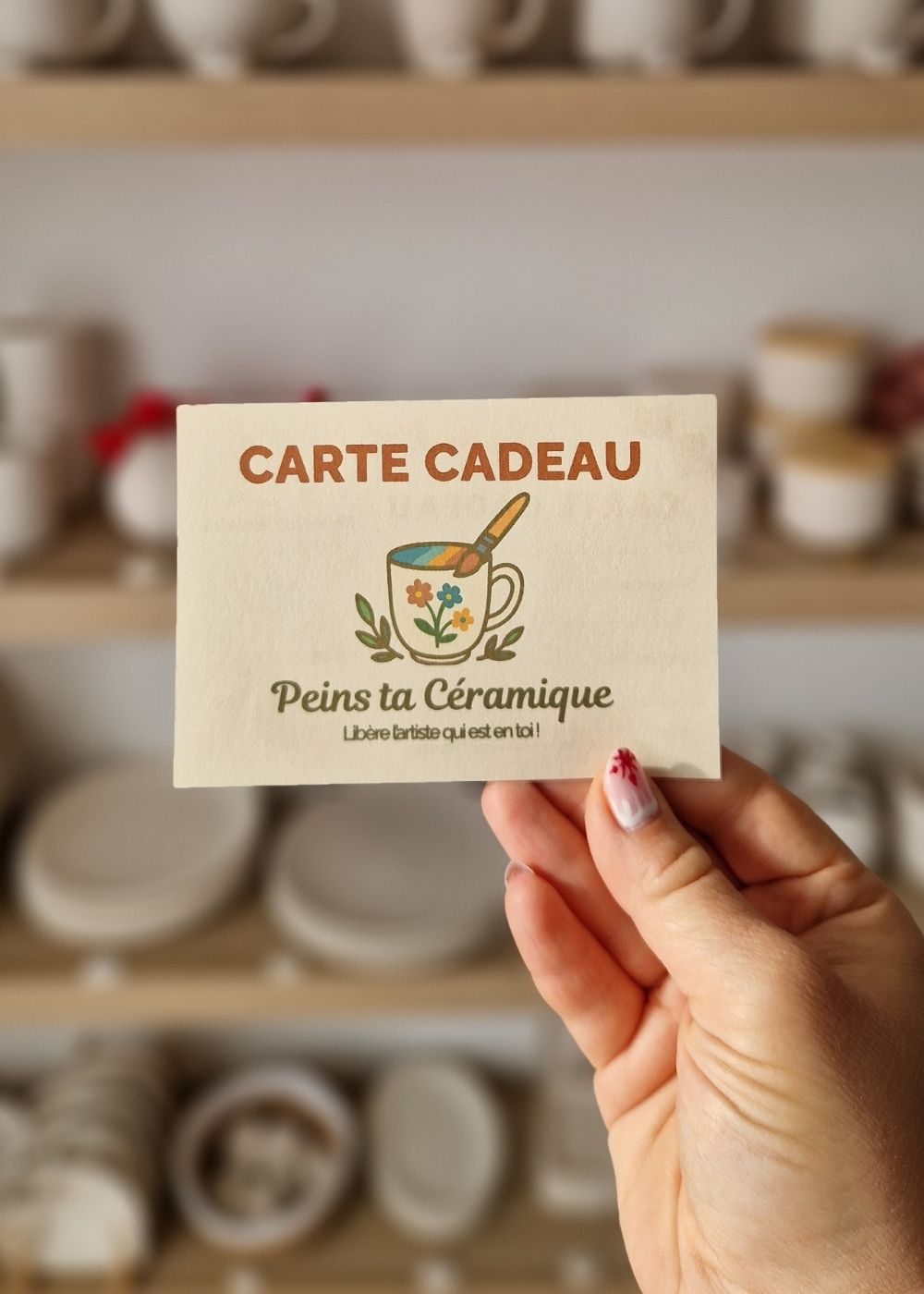 Carte cadeau Peins ta Céramique